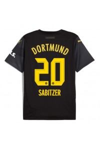 Borussia Dortmund Marcel Sabitzer #20 Voetbaltruitje Uit tenue 2024-25 Korte Mouw